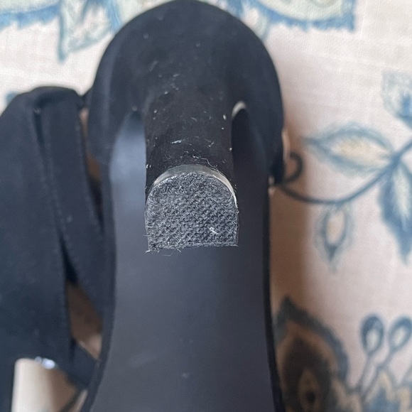 JUSTFAB Kati Synthetic Suede Strap High Heal Open Toe Sandals (Size 8) - Picture 6 of 11